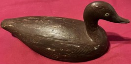 Antique Old Wood Carved Duck Hunting Bird Decoy Carving Statue Art Wooden - $63.70