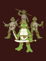 Andrew Heath SIGNED Retro Pop Art Print Teenage Mutant Ninja Turtles  - £31.64 GBP