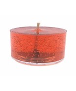 24 pack Rust Colored Unscented Clear Mineral Oil Based Tea light Gel Can... - $21.29