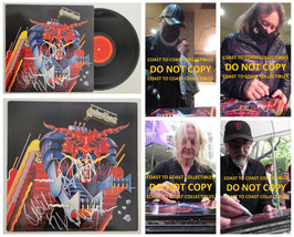 Halford Tipton Downing signed Judas Priest Defenders of the Faith album proof - £666.85 GBP