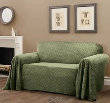 Mason Furniture Throw - Loveseat Green Polyester - £40.98 GBP