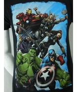 Marvel The Avengers Super Heros Hulk Iron Man Thor Captain America T Shi... - £15.92 GBP
