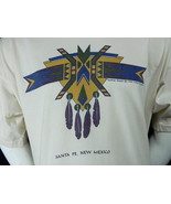 Vintage 90s Santa Fe New Mexico Feather Shield Cotton T Shirt Purveyors ... - £18.72 GBP