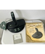 Vintage 1996 Microsoft SideWinder 3D Pro Joystick &amp; Throttle Combo w/ 8 ... - $17.77