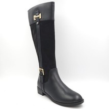 Karen Scott Women Knee High Riding Boots Deliee Size US 5M Black - £12.61 GBP