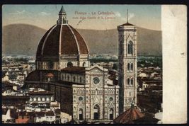 1913 FIRENZE FLORENCE ITALY - Cupola di s. Lorenzo * Posted to UK messag... - $4.90