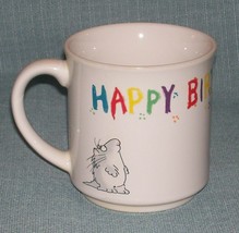 Sandra Boynton HAPPY BIRTHDAY TO YOU Cup/Mug - Artist Cats with Paintbru... - £6.23 GBP