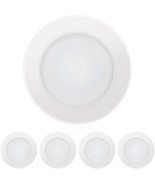 4X ECOELER 4 Inch LED Disk Light, Dimmable FlushCeiling Light, 10.5W 650Lm, - €24,75 EUR