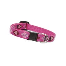 Lupine Puppy Love Patterned Breakaway Cat Collar with Bell, 8 - 12 inch  - £19.98 GBP