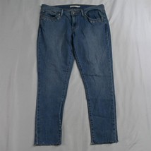 Levi&#39;s 31 711 Skinny Raw Hem Light Wash Stretch Denim Womens Jeans - £11.93 GBP