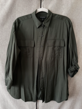 Women’s Banana Republic Button Down Blouse, Green, Petite Small - $9.50