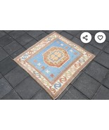 Hand oushak rugs Leopard Weaving carpet for living room, bedroom, sofa h... - $269.18 CAD