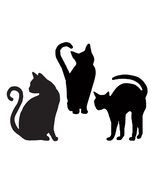 Fun World Black Cat Silhouettes Halloween Yard Décor | 3-Pack - €16,43 EUR