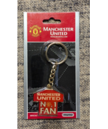 VINTAGE Manchester United Official Merchandise Keyring NO. 1 FAN  Unopened - £18.36 GBP