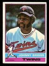 Minnesota Twins Johnny Briggs 1976 Topps Baseball Card # 373 Vg - £0.39 GBP