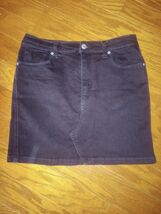 We The Free Jean Skirt Women's Size 29 Black Denim Jean Mini Skirt - $9.45