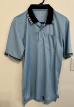 Champro Umpire Polo Shirt Uniform Size Large Light Blue Baseball Softball - $24.74