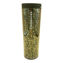 NEW Starbucks Black Gold Foil, Sip Style Tumbler Hot/Cold Cup Grande 16oz - $14.84