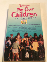 For Our Children VHS Tape Jason Priestley Paula Abdul Mayim Bialik Kriss Cross - £15.58 GBP