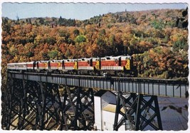 Postcard Montreal River Crossing Agawa Canyon Algoma Central Railway Ontario - £3.93 GBP