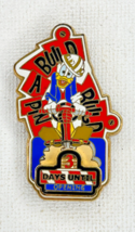 Disney 2002 WDW Donald Duck Build A Pin Event Countdown 3 Days 3-D LE Pi... - £9.67 GBP