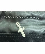 David Yurman Deco Cross Pendant Men&#39;s .925 Sterling Silver Small - €322,04 EUR