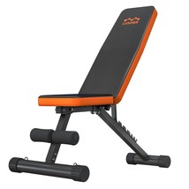 Weight Bench For Home Gym, Adjustable And Foldable Weight Bench, Multi-P... - £102.21 GBP