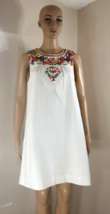 Madewell x JM Dry Goods Paloma Dress Embroidered Shift Pockets Womens Small *** - £30.56 GBP