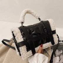 Plush Crossbody Bags Handbags for Women Girls Shopper Purses Fashion Casual Larg - £42.15 GBP