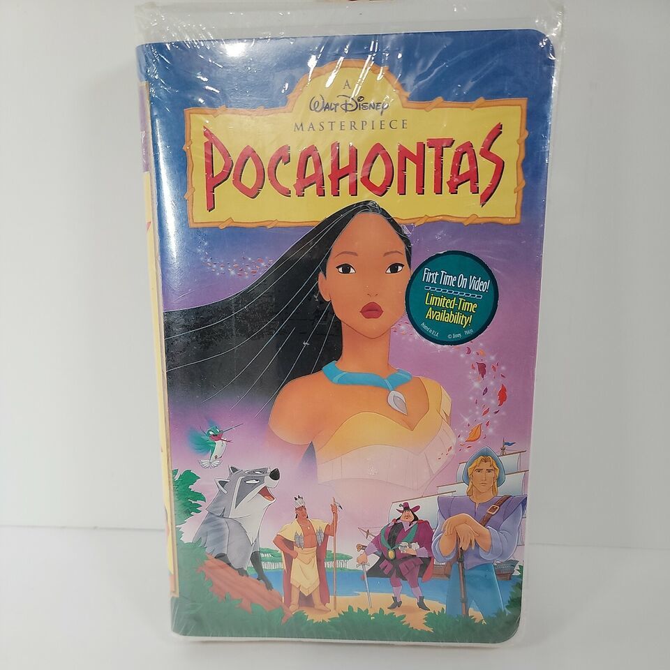 Primary image for Rare 1996 Walt Disney Masterpiece Collection Pocahontas VHS #5741 New-SEALED