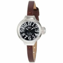 NEW Glam Rock MBD27065 Beautiful Miami Beach Art Black Dial Brown Leather Watch - $37.57