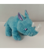 Ganz Webkinz HM637 RADIANT RHINO 8” Beanbag Plush Toy No Code - $8.17 CAD
