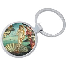 Birth Of Venus Keychain - Includes 1.25 Inch Loop for Keys or Backpack - £8.60 GBP