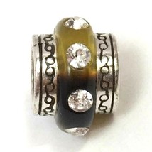 Authentic Brighton ABC Dazzle Spacer Tortoise Bead, J9084D, Silver Finis... - $222.99 MXN