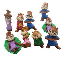 Alvin &amp; the Chipmunks McDonald&#39;s Figures Lot Of 9 Untested 2009 &amp; 2011 - $14.50