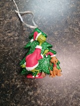Hallmark Dr. Seuss Ornament Grinch Light Up Christmas Tree - $14.84