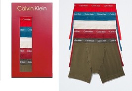 Calvin Klein Cotton Stretch Holiday 5-Pack Boxer Brief- NB3395 , XL - £56.86 GBP