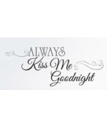 RoomMates &quot;Kiss Me Goodnight&quot; Peel Stick Wall Decals, Black, Pack of 11 ... - £11.17 GBP