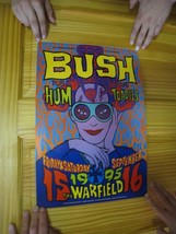 Bush Fillmore Hum Toadies Women&#39;s Poster with Glasses September 15 16 19... - $2,479.95 MXN