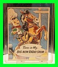 Vintage Soft Bond Bread Presents Friendship Ranch 1950&#39;s Radio Advertising Card  - £15.57 GBP