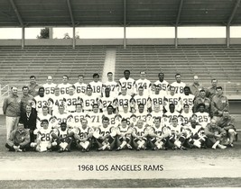 1968 LOS ANGELES RAMS 8X10 TEAM PHOTO FOOTBALL NFL PICTURE LA - $4.94