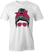 MESSY BUN TShirt Tee Short-Sleeved Cotton CLOTHING ART HAIRSTYLIST S1WCA407 - $355.90 MXN+