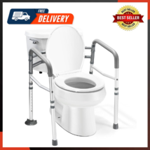 Toilet Safety Rail - Adjustable Detachable Toilet Safety Frame With Hand... - $74.07