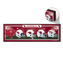 Arizona Cardinals Sign 9x30 Wood Helmets Design - €82,11 EUR