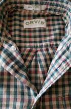 ORVIS Brand ~ Multi Color Checkered ~ Button Up Casual Shirt ~ Men&#39;s Size Medium - £17.91 GBP