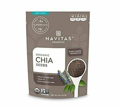 Navitas Organics Chia Seeds 8 oz. - £10.35 GBP