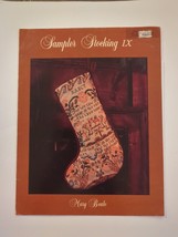 Mary Beale Christmas Sampler Stocking IX Pattern Leaflet OOP 1989 Vintage - £11.17 GBP