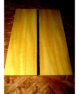 THREE (3) PIECES EXOTIC SANDED YELLOWHEART THIN WOOD LUMBER 16&quot; X 2&quot; X 1/4&quot; - $33.63 CAD