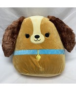 Squishmallow Disney Lady 14&quot; Dog Brown Plush Ultra Soft Stuffed Pillow New - £25.77 GBP