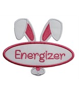 Energizer Bunny Ears Embroidered Iron On Patch 3.75&quot; x 3.0&quot; Easter Baske... - £6.67 GBP